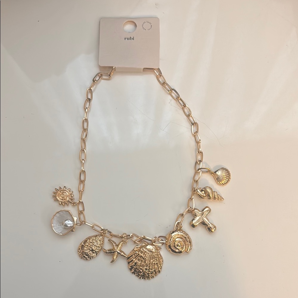 Gold Charm Necklace